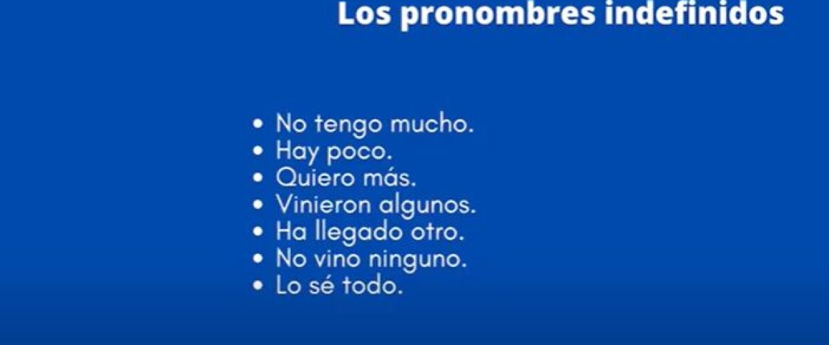 6430 Los pronombres indefinidos (2)