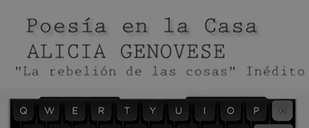 7820_Poesía en la casa - Alicia Genovese - La rebelión de las cosas